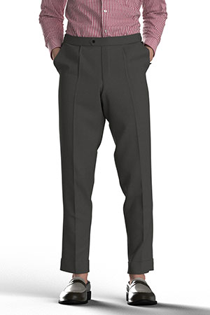 CHARCOAL CHINO STRECH by SOLOTEX 