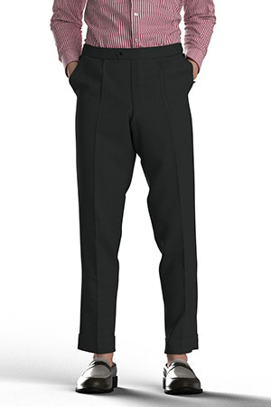 BLACK CHINO STRECH  by SOLOTEX 