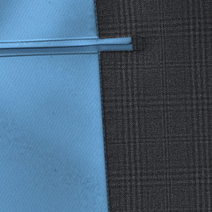 LANATEC ウールライク チャコールグレー グレンチェック(SW101130)