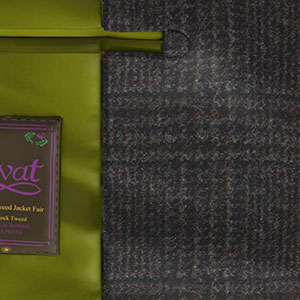 Lovat The Holm Tweed ブラウン グレンチェック(KG101804)
