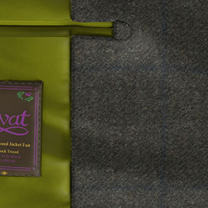 Lovat The Holm Tweed グリーン ウインドペン(KG101809)