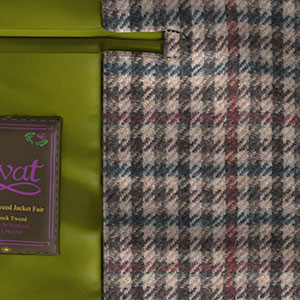 Lovat The Holm Tweed ベージュ 格子柄(KG101812)