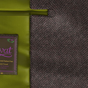 Lovat The Holm Tweed ブラウン ヘリンボーン(KG101819)