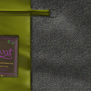 Lovat The Holm Tweed グリーン ヘリンボーン(KG101822)