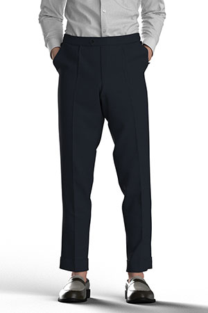 WOOL/CORDURA STRECH ブラック ツイル(AK102213)