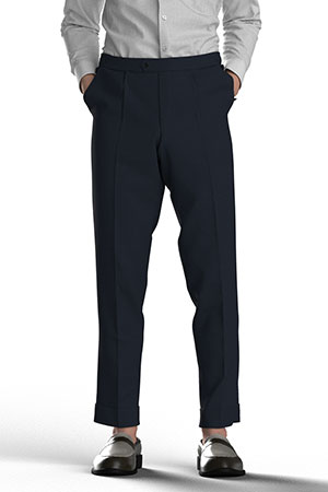 WOOL/CORDURA STRECH ネイビー ツイル(AK102214)