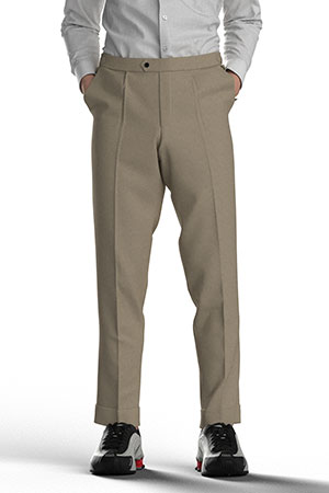 JERSEY カーキベージュ無地(AS102381)