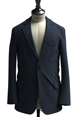 BASIC SELECTION STRECH ネイビーグレンチェック(AK102256)