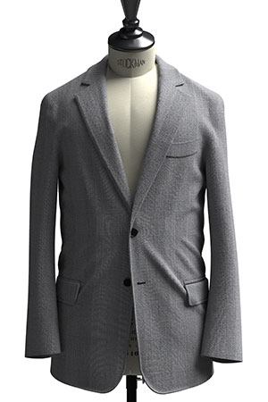 BASIC SELECTION STRECH ブラックグレンチェック(AK102259)