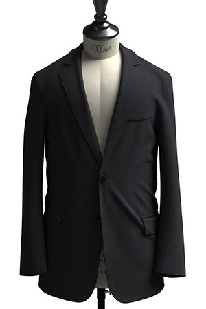 BASIC SELECTION STRECH ブラック ツイル(AK102271)