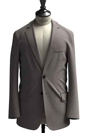 BASIC SELECTION STRECH グレー メランジ(AK102275)