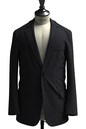 BASIC SELECTION STRECH ブラック無地(AK102285)