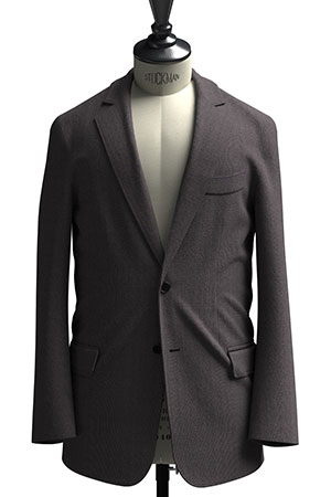 BASIC SELECTION STRECH ブラウン ピンヘッド(AK102286)