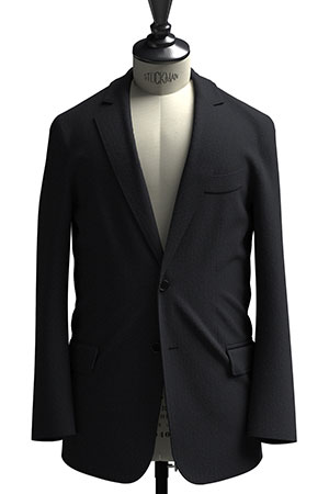 BASIC SELECTION STRECH ブラックシャドーストライプ(AK102289)