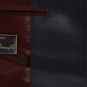 LoroPiana Super130s ネイビーシャドーストライプ(AK102595)