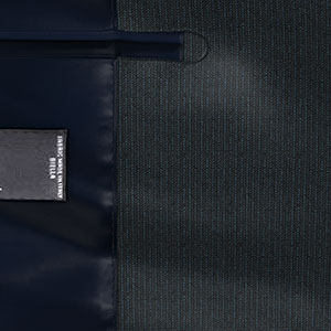 REDA SILKY EFFECTネイビー ドビー＆ストライプ(AK102639)