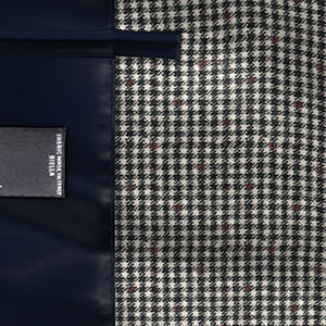 REDA SUPER110sブラック チェック&レッドドット(AK102644)