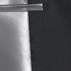 CORDURA ブラック ストレッチ シャドーストライプ(AK102730)