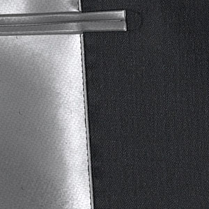 CORDURA ブラック ストレッチ シャドーストライプ(AK102731)