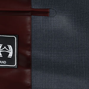 WILLIAM HALSTEAD  ネイビーブルーグレー グレンチェック(KG102751)