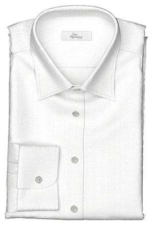 遠州織ホワイト ドビーストライプ(FM5067)