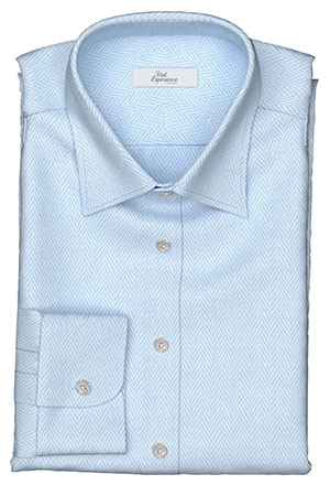 国産定番椿布加工ブルー ヘリンボーン(FM5088)