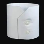 K03-角切２ツ釦カフス(8cm幅)